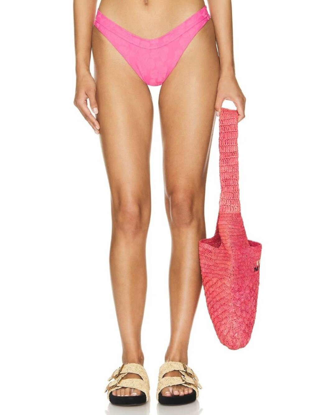 LSPACE Mercer Bikini Bottom in Cosmo X-Small New Womens Swimsuit
